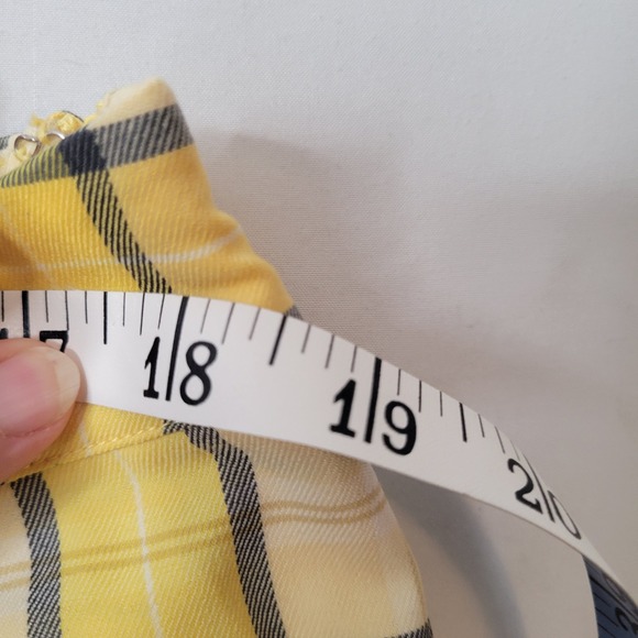 Forever 21 Women's Plaid Skirt Cherry Print Pleated Mini Yellow Plus Size 0X - Picture 3 of 12